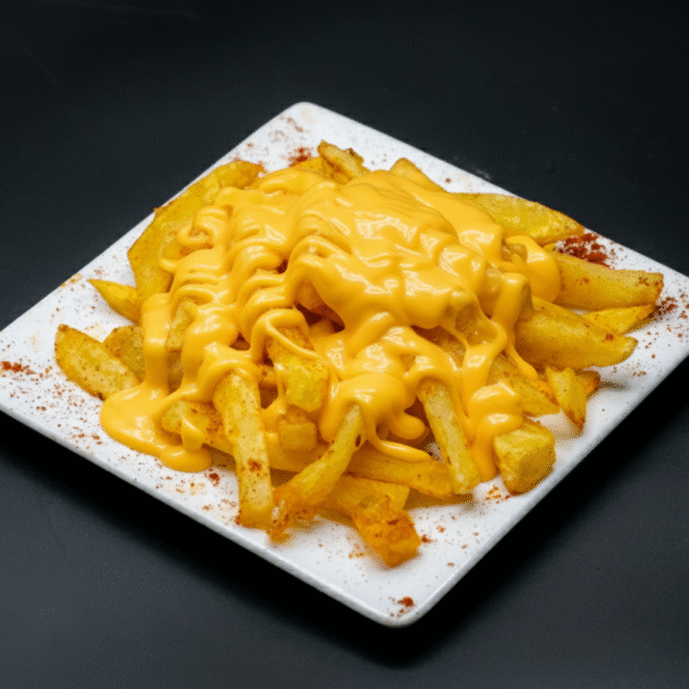 Cartofi cu sos cheddar