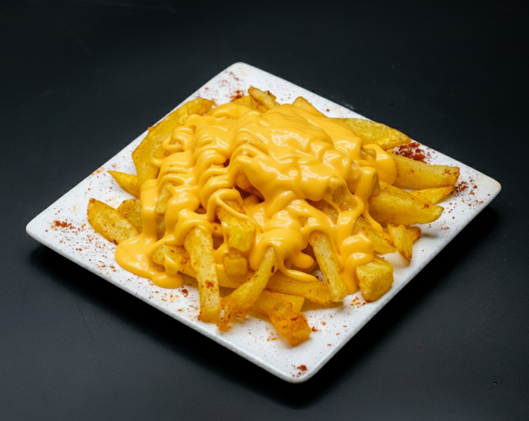 Cartofi cu sos cheddar