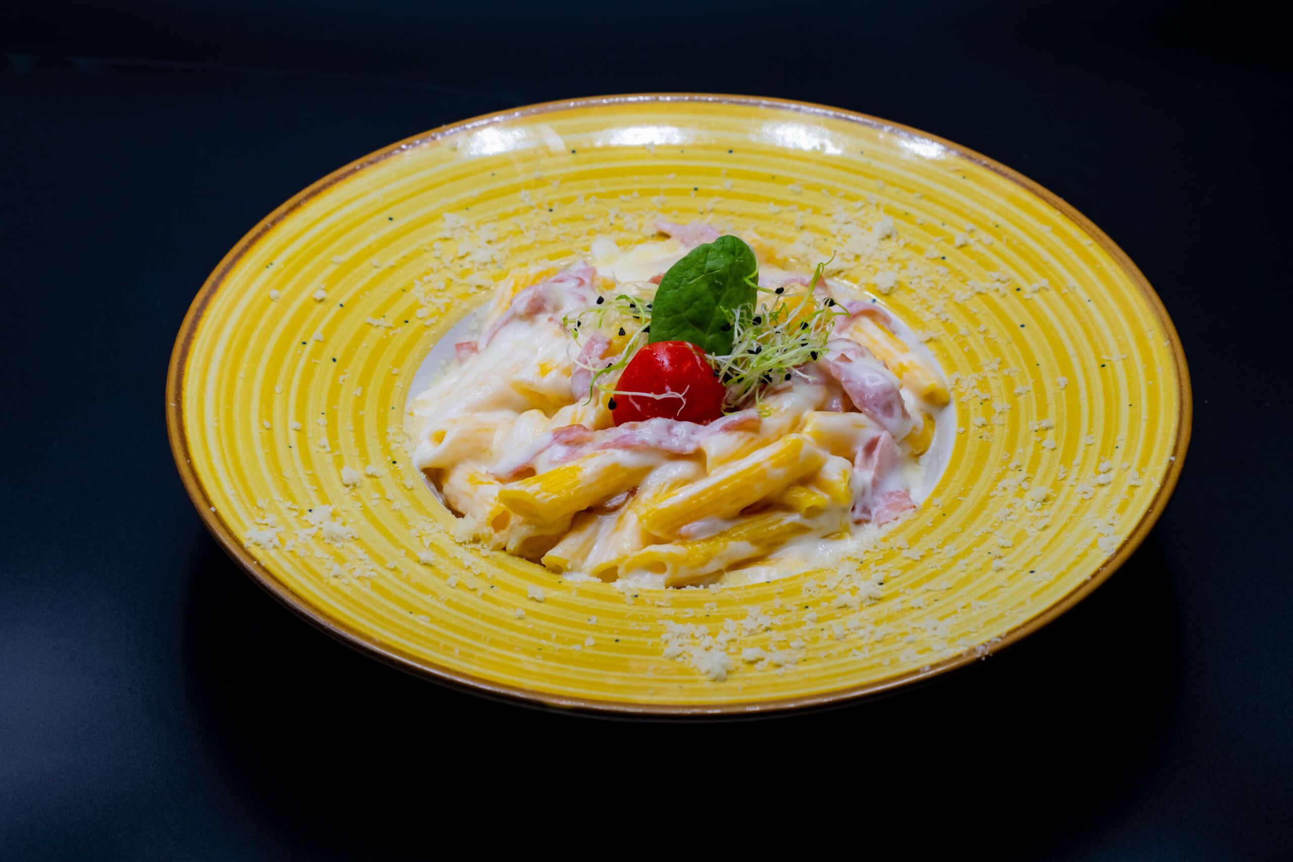 Penne carbonara